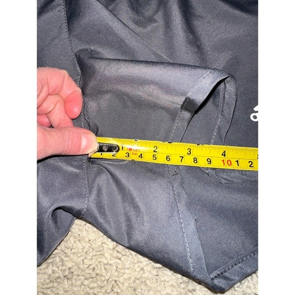 Women's Adidas running aeroready gray three striped shorts 3" lined Size small S - Picture 4 of 9